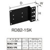 RD82-1SK [RD82] コンセントバー取付金具 [FSシリーズ用] 日東工業 86506135