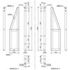 BP16-2H [BP16-H] 背面用転倒防止金具 日東工業 86513510
