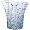 花瓶 花器 ねぶた フリル花器 津軽びいどろ
