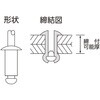 DAA43 アルミブラインドリベット SK(新潟精機) 86924643