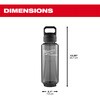 4932498641 PACKOUT(TM) プラスチックボトル ブラック(L・1420mL) ミルウォーキーツール 88095449