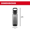 4932498639 PACKOUT(TM) プラスチックボトル ブラック(S・740mL) ミルウォーキーツール 88095641