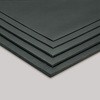 平ゴムマット 天然 5mm厚 黒 1m×10m テラモト