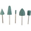 軸付砥石(非鉄用)GC材 3Φ軸 5本セット サンフレックス