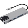 USB-CDOCK03 USB Type-C接続 マルチアダプタ 6in1 アイネックス 88460560