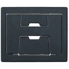 TR-LPS-HD-LBK 折りたたみ式ノートパソコンスタンド フロントリフトアップ機能搭載 高強度 貼り付け式 3WAYタイプ ブラック トリニティ 88460937