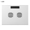 CP-SVNAW6ULGY 19インチサーバーボックス 6U 壁掛け/卓上対応 サンワサプライ 88462380