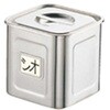 18-8名札付き深型角キッチンポット UK(三宝)