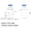 SUPH-775F-WW �y�ʍ�Ƒ�/�ω׏d150kg_���ԒI�t�Œ莮_���[�N�e�[�u��150�V���[�Y_�ሳ�����~���V�� �R���H�� 88942296