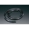 25mmx 20m スリットチューブ(黒) エスコ