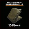 TUV13000-3654 UV防炎シート”10年シート”(ODグリーン/ブラック) TRUSCO 89601942