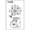 TYEJB-130A 導電性ゴムキャスター 自在・ストッパー付 TRUSCO 89622985