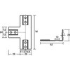 AFK-13 25mmアルミフレーム用補強金物 TRUSCO 89692925