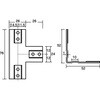 AFK-4 25mmアルミフレーム用補強金物 TRUSCO 89692977