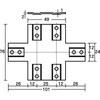 AFK-6 25mmアルミフレーム用補強金物 TRUSCO 89692995