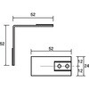 AFK-8 25mmアルミフレーム用補強金物 TRUSCO 89693013