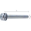 Y031-0412 薄板用座金組込ねじ TRUSCO 89698936