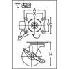 TYGUB-65 TYGシリーズ 自在SP付 ウレタン車 TRUSCO 89699995