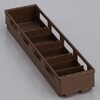 MM-UR02F 棚用UR-0 アタッチメント 2列 枠のみ TRUSCO 89722334