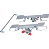 TP-700JKRS-4 グランカート用リング式 自在2輪固定2輪ストッパー TRUSCO 89728966