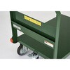 SH-2RSS 鋼鉄製運搬車 900X600 ハンドル側自在車 LS付 TRUSCO 89729578