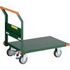 SH-2RSS 鋼鉄製運搬車 900X600 ハンドル側自在車 LS付 TRUSCO 89729578