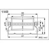 V-3670UD-40-2400 流動棚用 導電ホイールコンベヤ TRUSCO 89732265