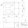 V-W70-A ピッキングラック用ワイドホイルコンベヤ取付金具A TRUSCO 89732432