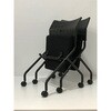 TSCC-2N-BK スタッキングチェア キャスター付 TRUSCO 89734487