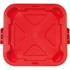 スクエアブルートコンテナ用密閉式フタ レッド ラバーメイド
