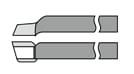 13R形片刃バイト、13L形