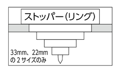 ストッパー(リング)付