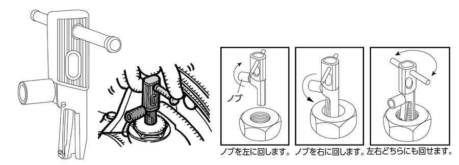 ノガ・ウォーターズ(Noga Waters) ねじ山修正工具 NS6000 ねじ補正器