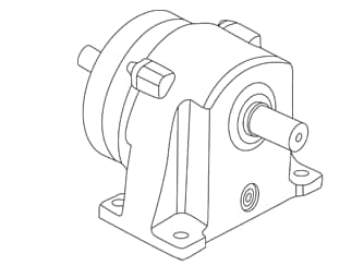 両軸型減速機