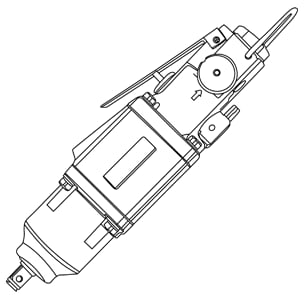 ストレート型エアーインパクトレンチ