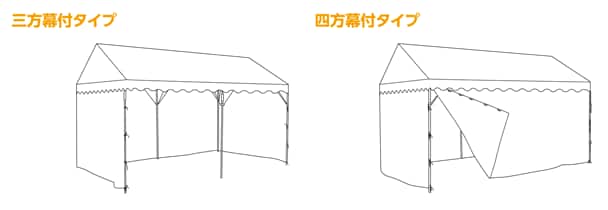 集会用テントの種類