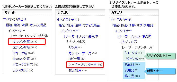 トナーカートリッジの購入 通販モノタロウ