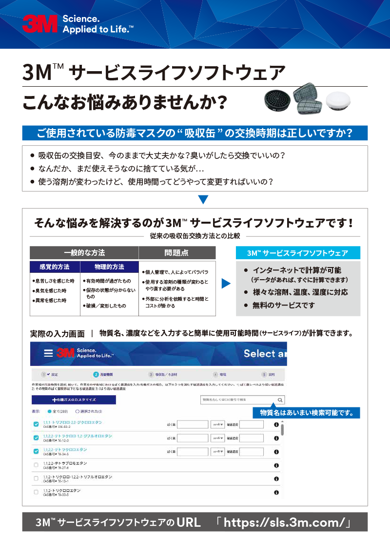 サービスライフソフトウェア説明画像