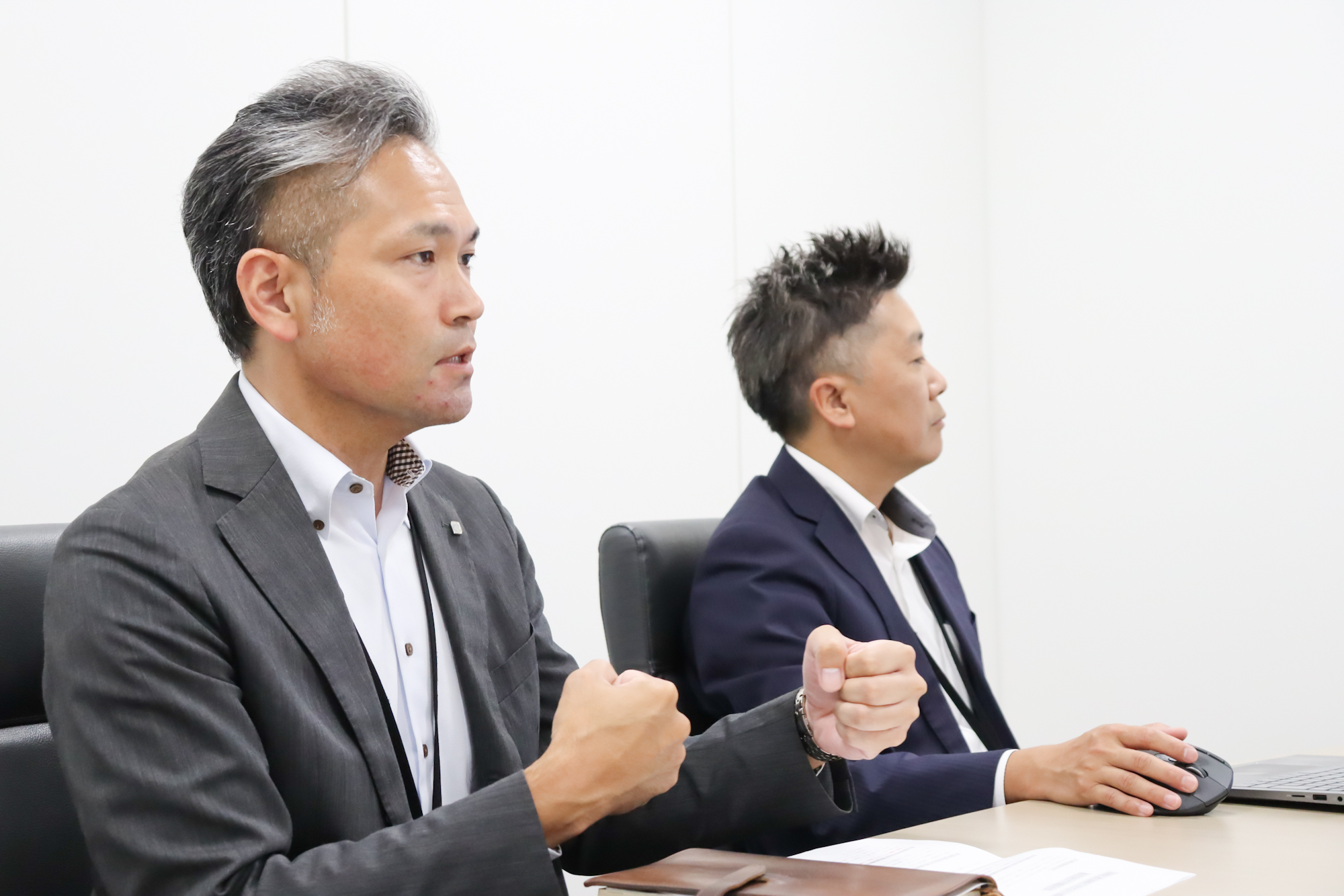 石井秀也様と三澤伊織様 対談の様子1