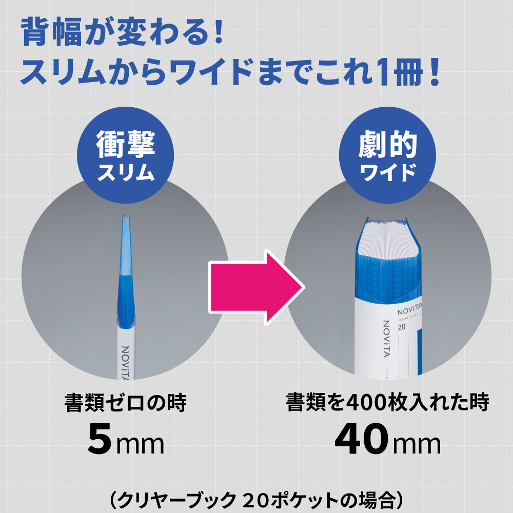 クリヤーブック＜NOVITA＞の詳細説明
