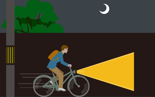 自転車用ライトの点灯義務と種類 【通販モノタロウ】